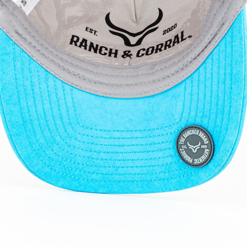 Gorra Ranch&Corral GANADERO 03 BRAHAMAN BLK/BLUE | Snapback Visera Curva