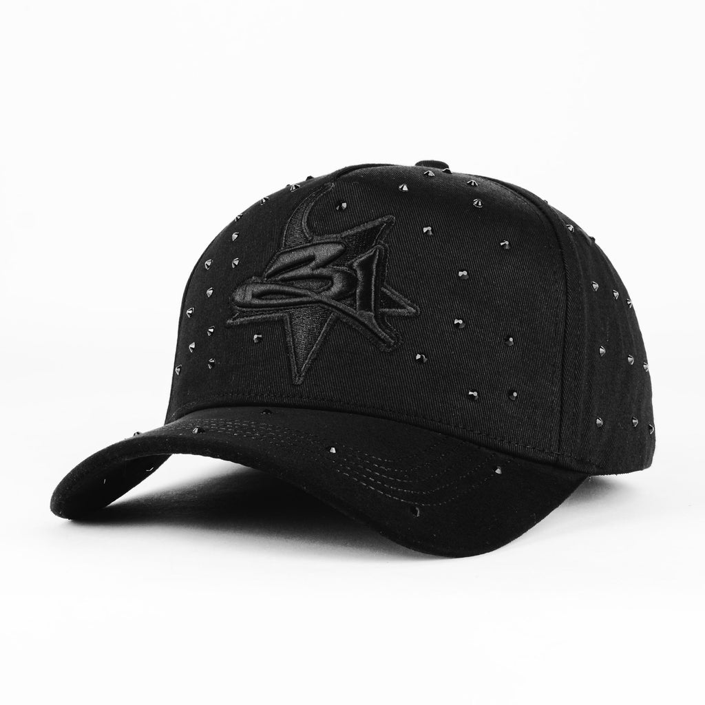 Gorra 31 Hats 31 BLACKOUT BLACK | Snapback Visera Curva