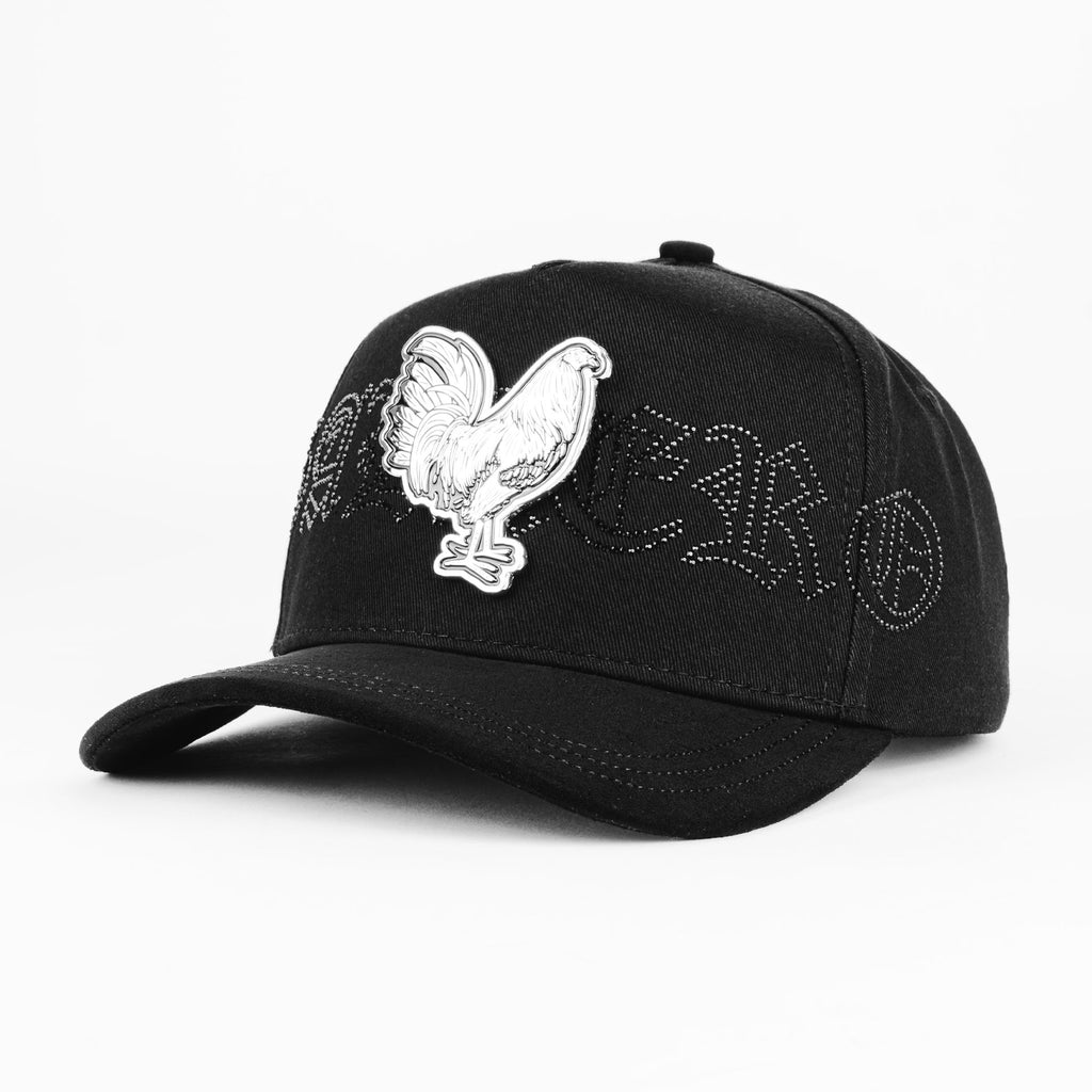 Gorra Mz Hats EL GALLERO CRYSTAL BLK | Snapback Visera Semicurva