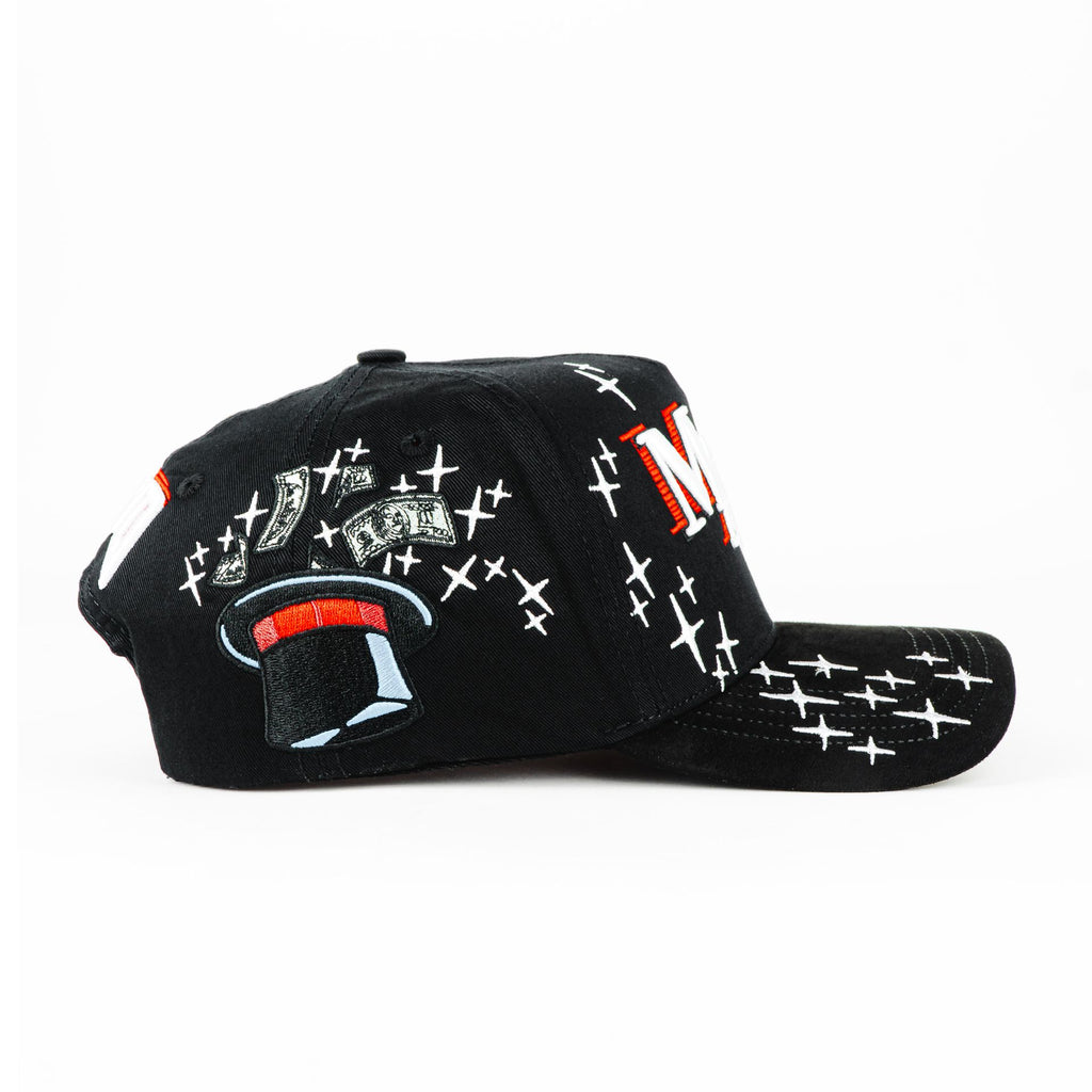 Gorra Gallo Fino FINO MAGIC BLACK | Snapback Visera Semicurva