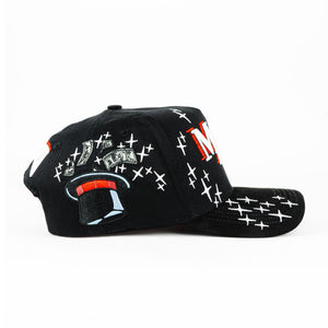 Gorra Gallo Fino FINO MAGIC BLACK | Snapback Visera Semicurva