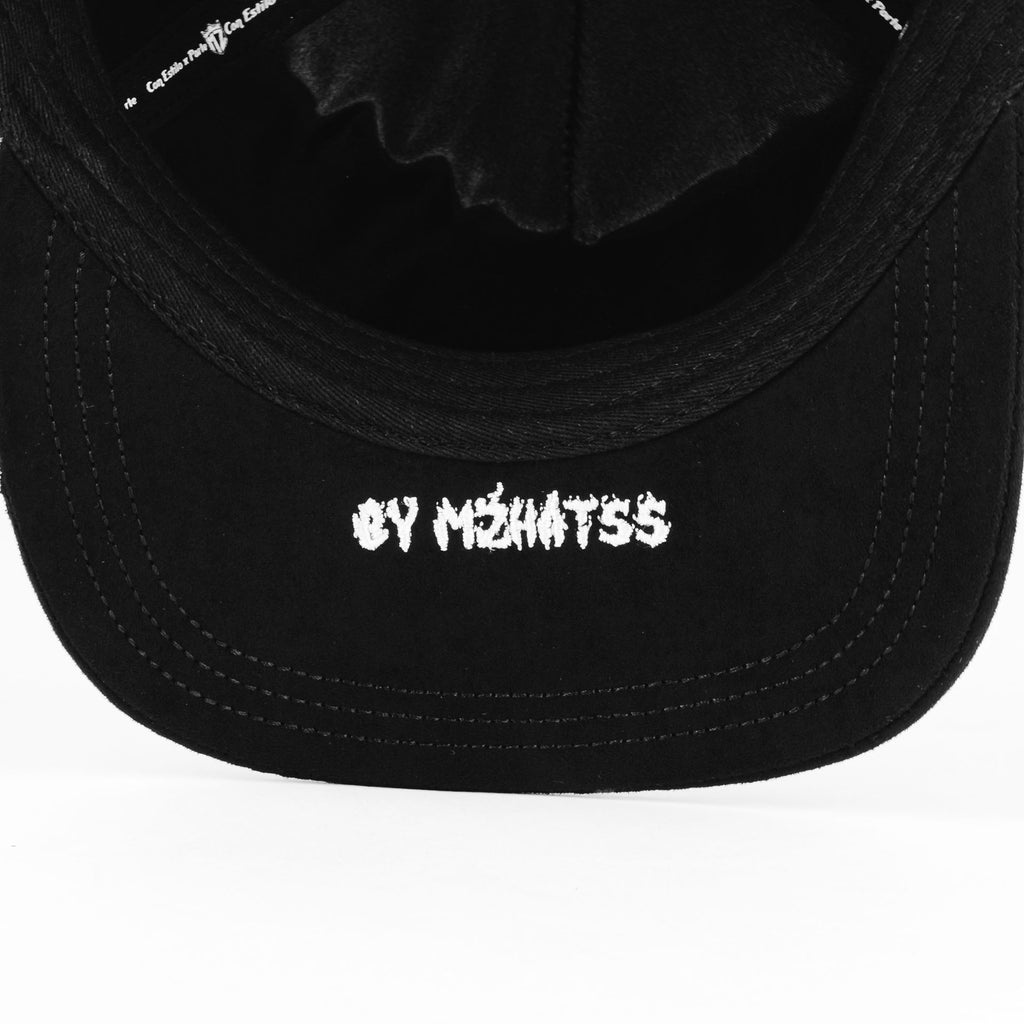 Gorra Mz Hats MEXICO CROME FLAMES BLK/SILVER | Snapback Visera Semicurva