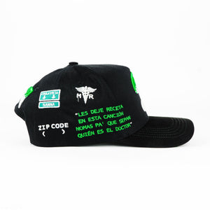 Gorra Gallo Fino DOCTOR BLACK | Snapback Visera Semicurva