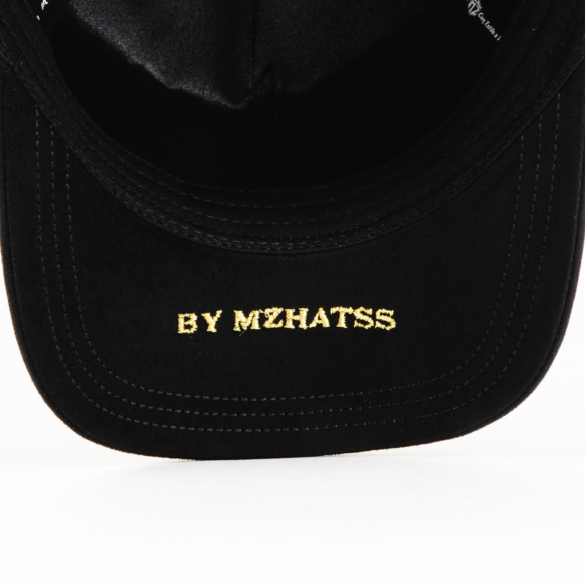 Gorra Mz Hats ROLEX DAYTONA BLK VISOR SUEDE | Snapback Visera Semicurva