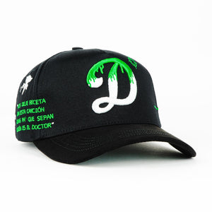 Gorra Gallo Fino DOCTOR BLACK | Snapback Visera Semicurva