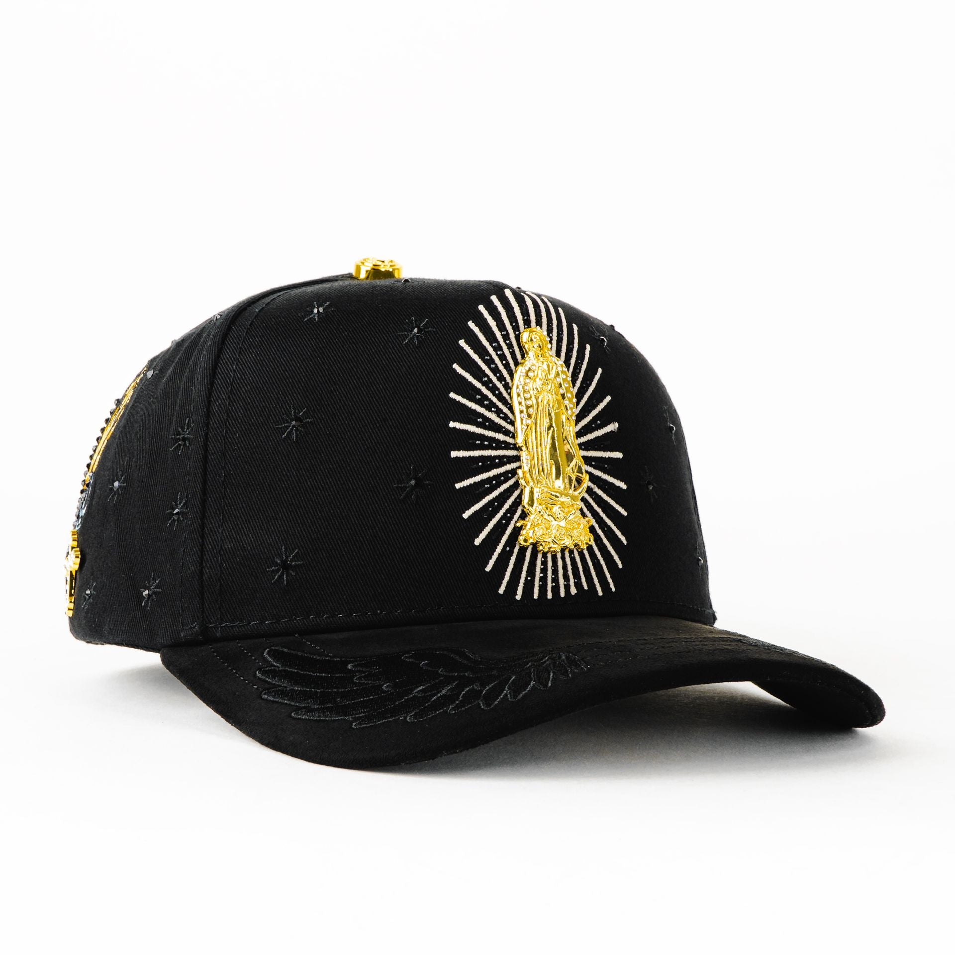 Gorra BiggBoss LA GUADALUPANA NEGRA | Snapback Visera Semicurva