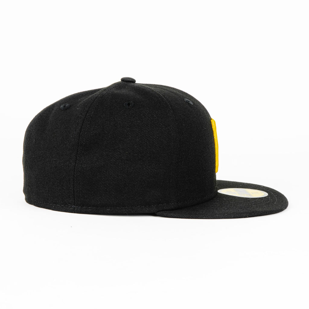 Gorra New Era PIRATES BASIC BLK/YEL | CERRADA Visera Plana