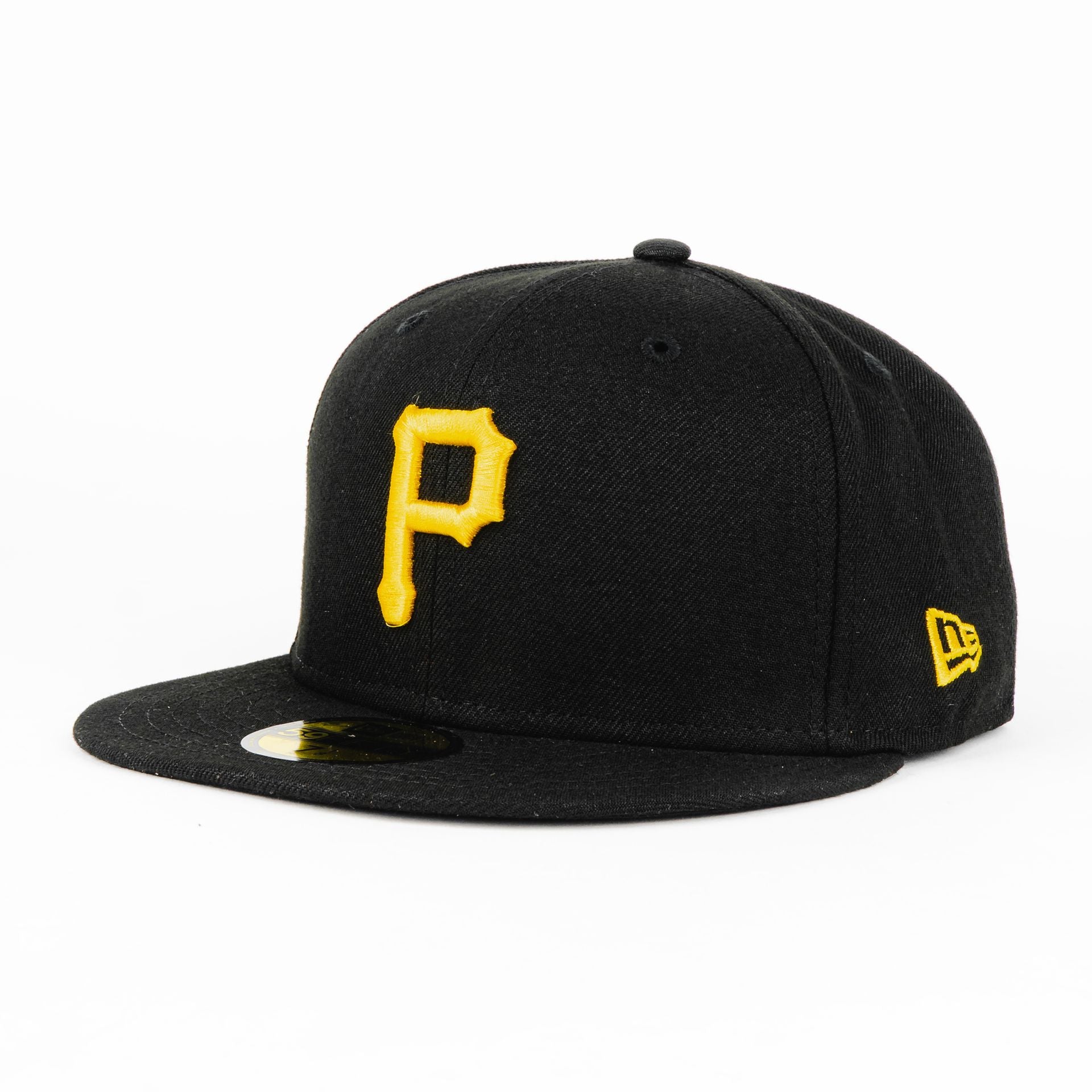 Gorra New Era PIRATES BASIC BLK/YEL | CERRADA Visera Plana