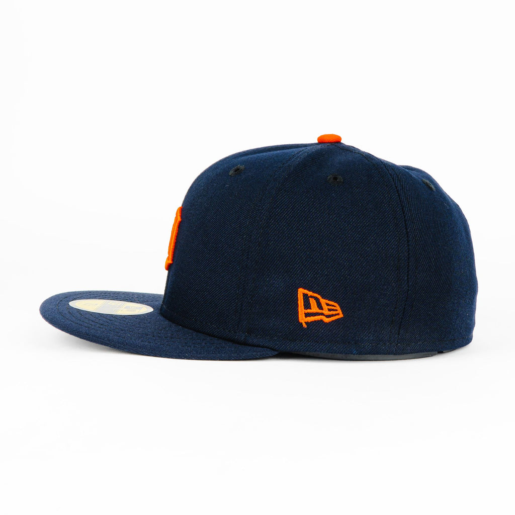 Gorra New Era TIGERS BASIC NAVY/ORG | CERRADA Visera Plana