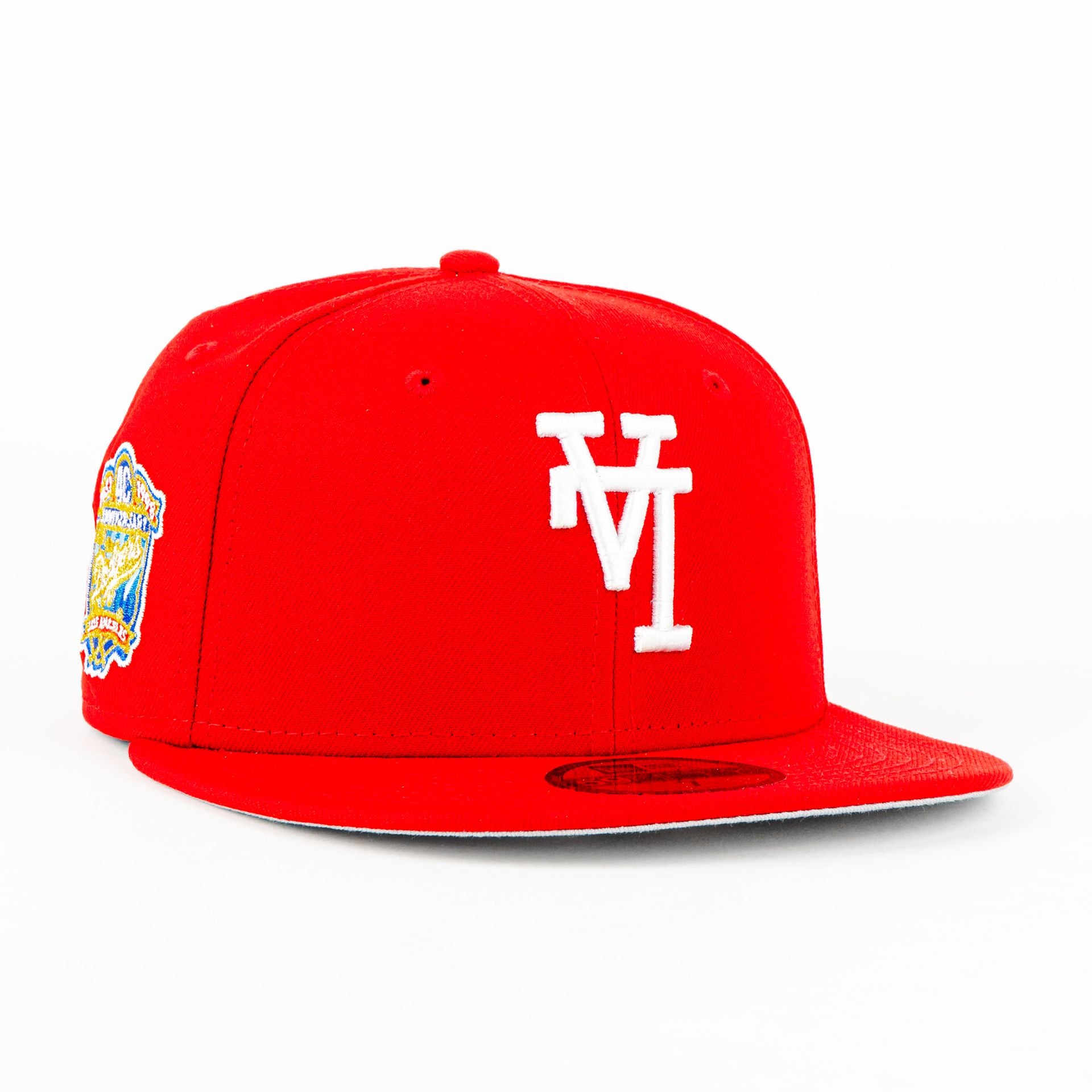 Gorra New Era DODGERS 40ANNI RED/WHT | CERRADA Visera Plana