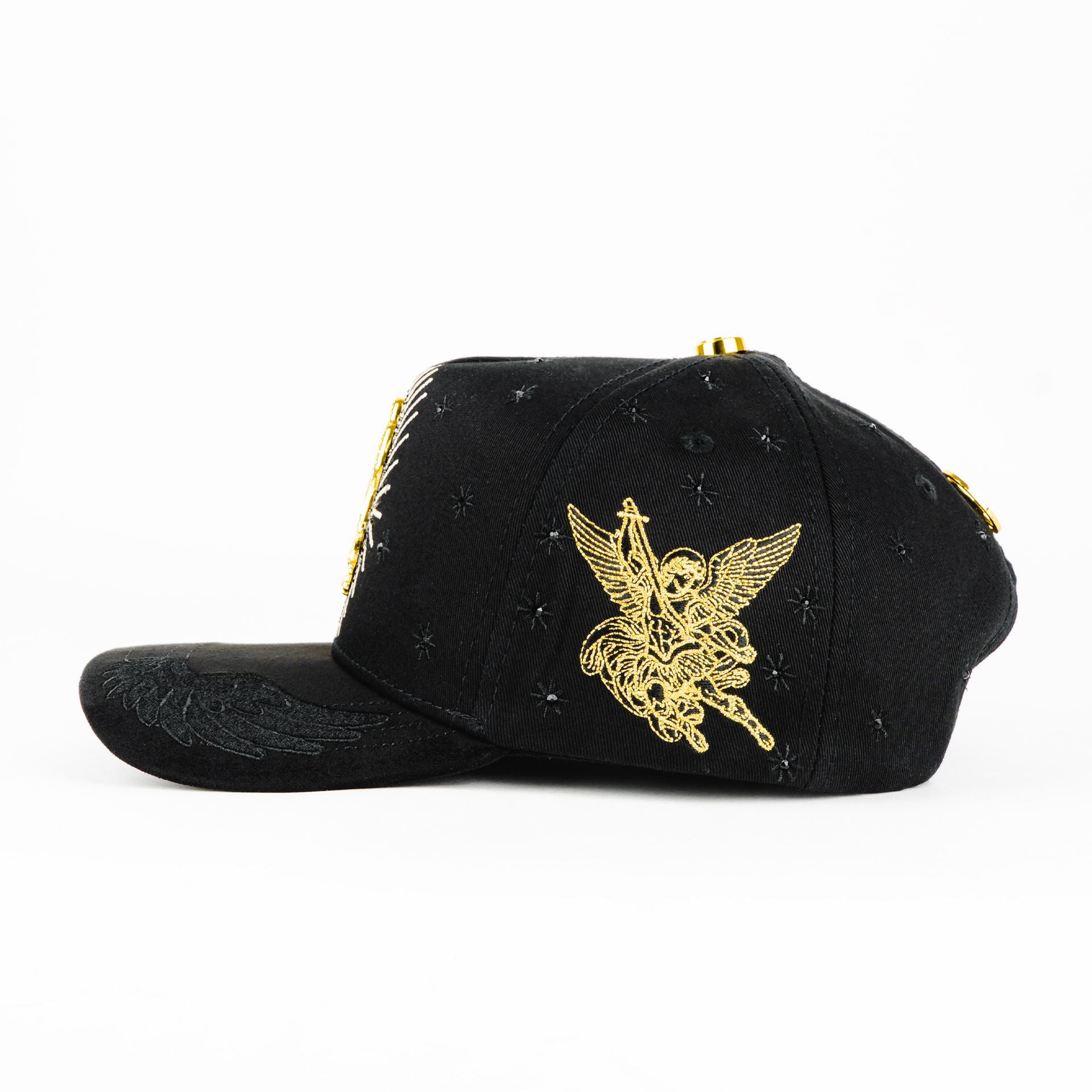 Gorra BiggBoss LA GUADALUPANA NEGRA | Snapback Visera Semicurva