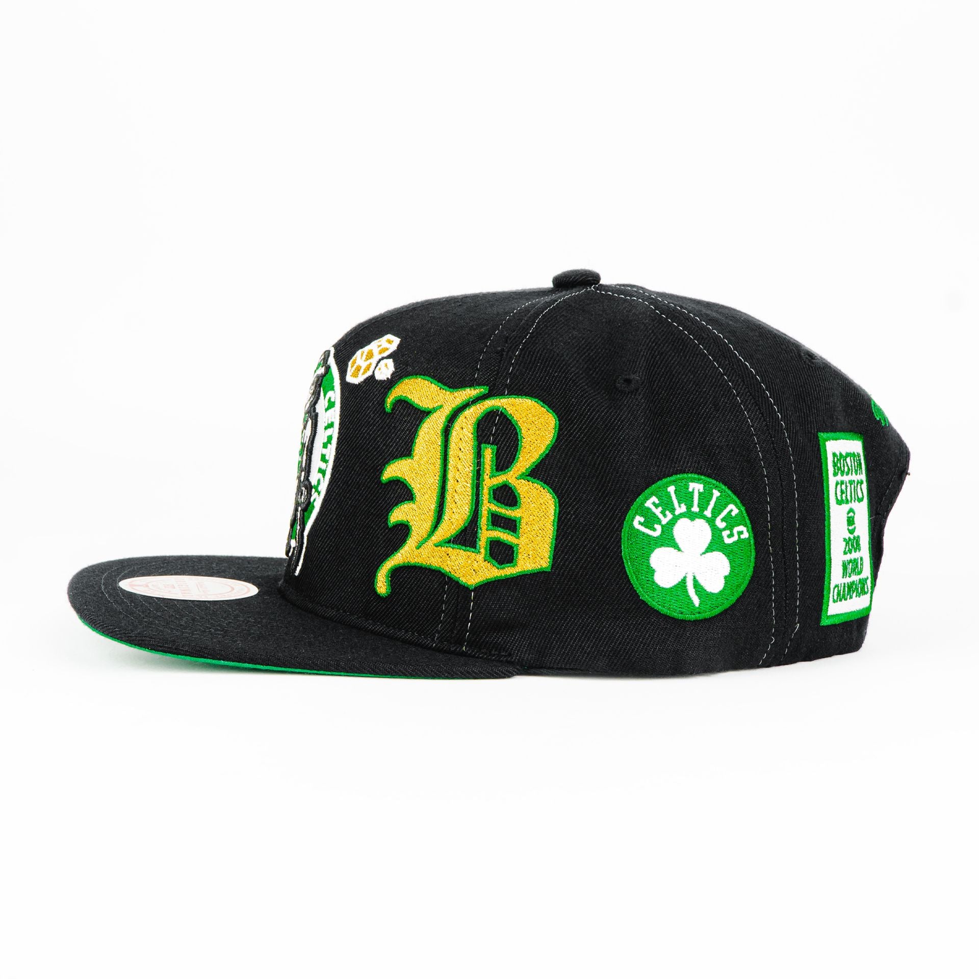 Gorra Mitchell&Ness CELTICS MY TOWNS BLACK | Snapback Visera Plana