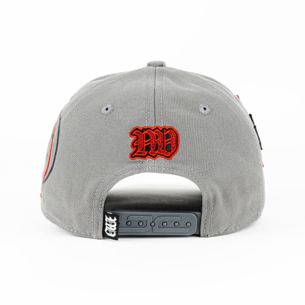 Gorra JC Hats NETON VEGA LINDA GREY | Snapback Visera Semicurva