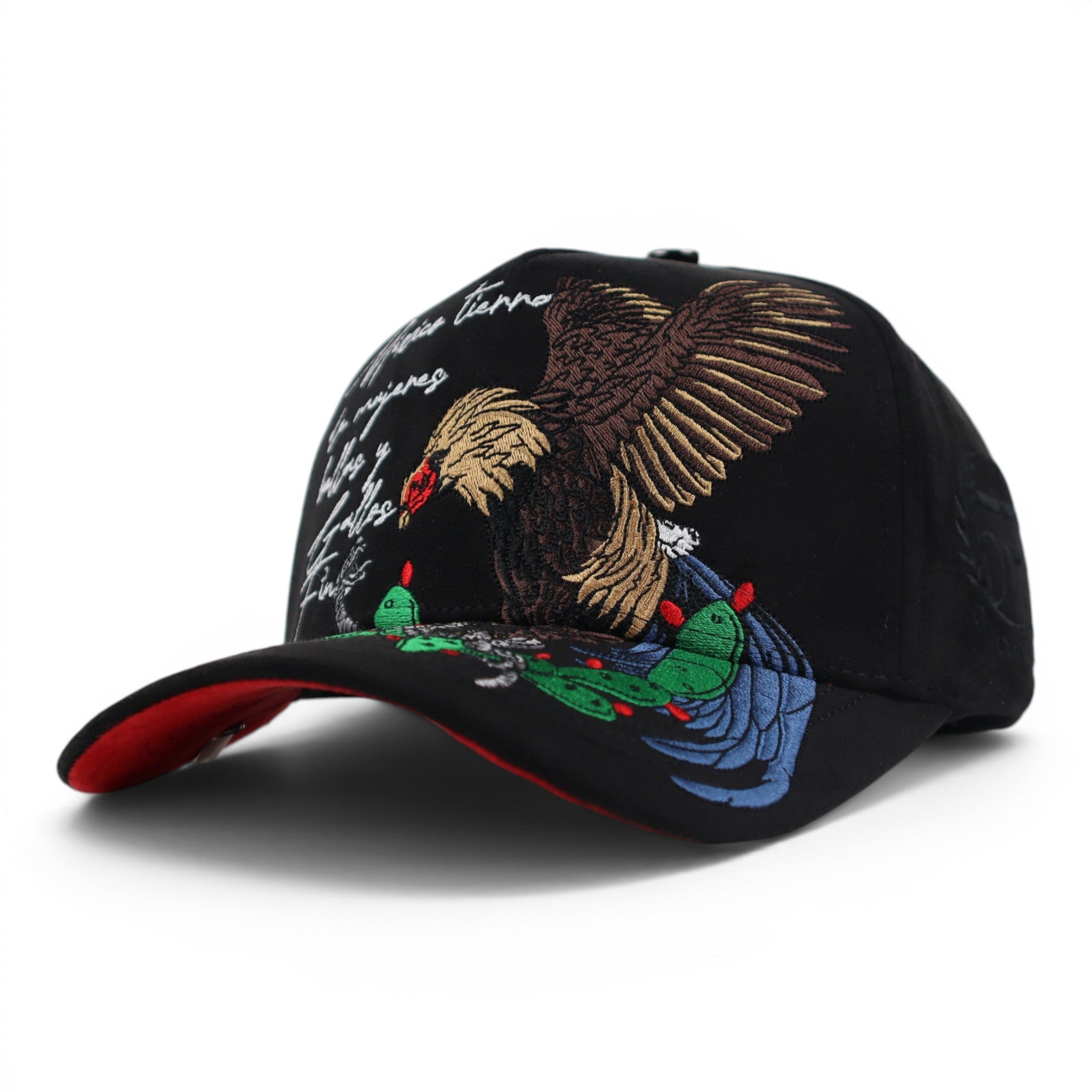 GORRA 5.7 MEXICO ROOSTER BLK SUEDE