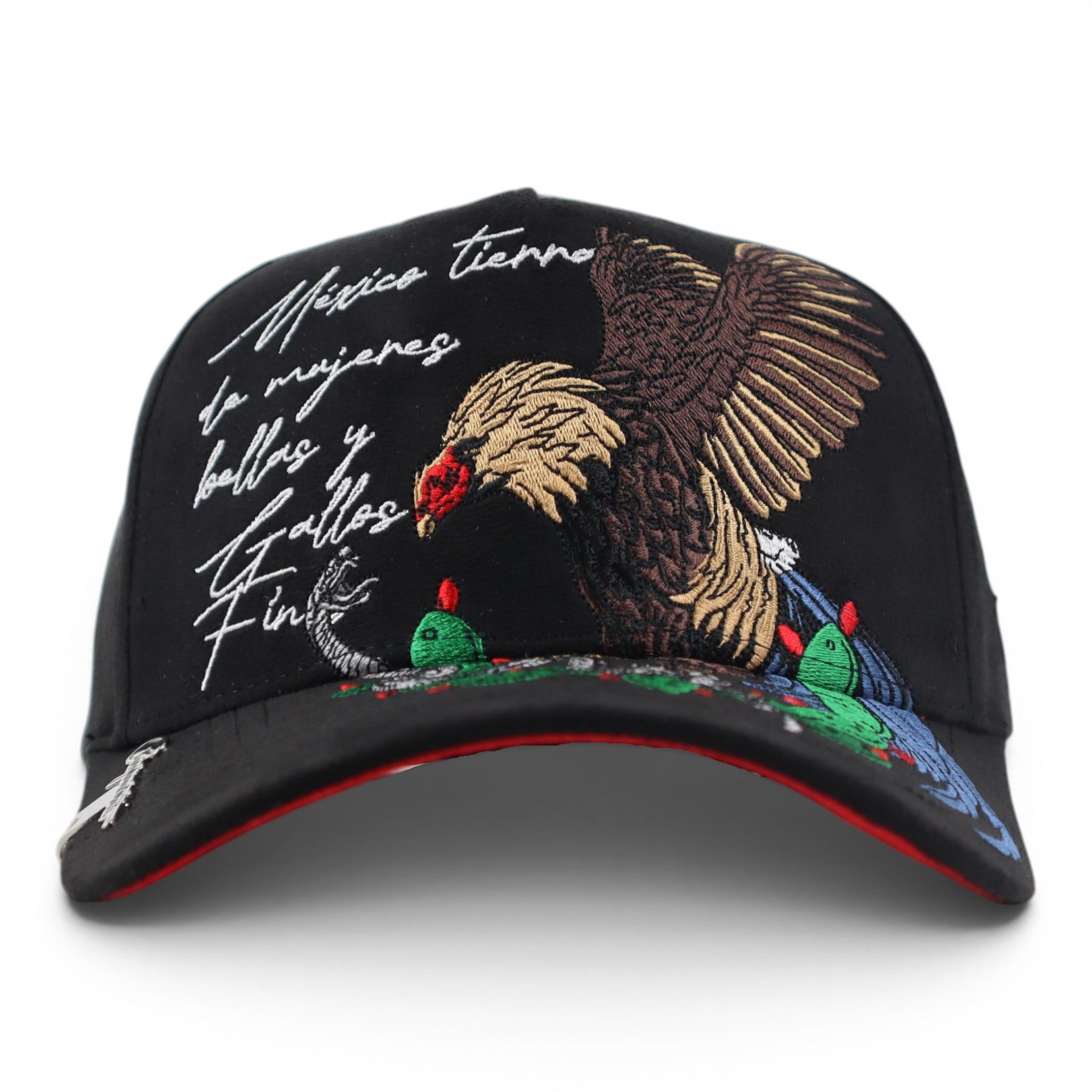 GORRA 5.7 MEXICO ROOSTER BLK SUEDE
