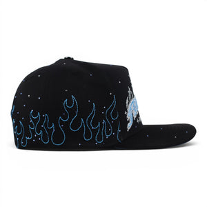 GORRA 5.7 FLAMES STARS BLUE