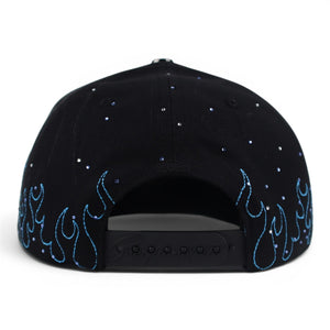 GORRA 5.7 FLAMES STARS BLUE