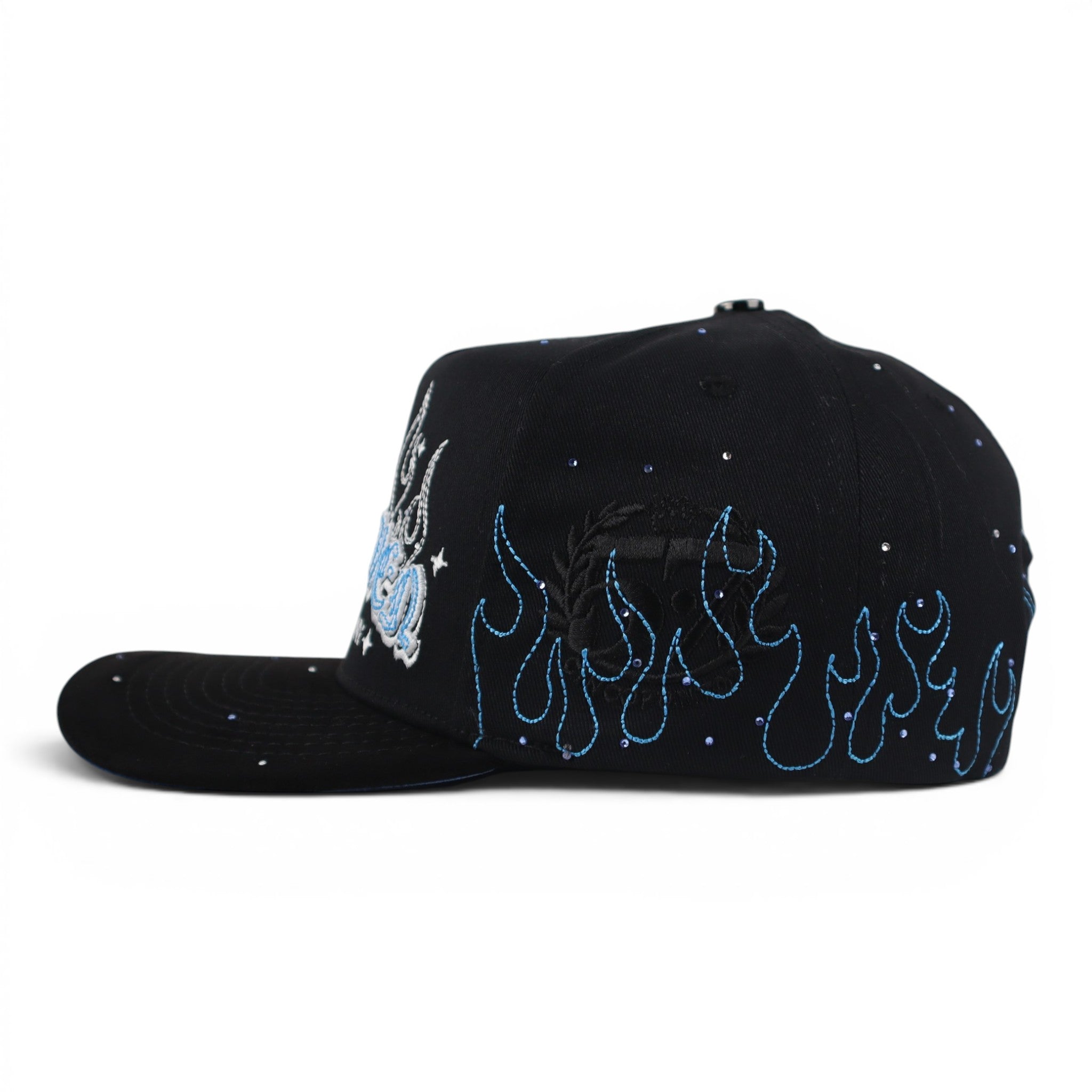 GORRA 5.7 FLAMES STARS BLUE