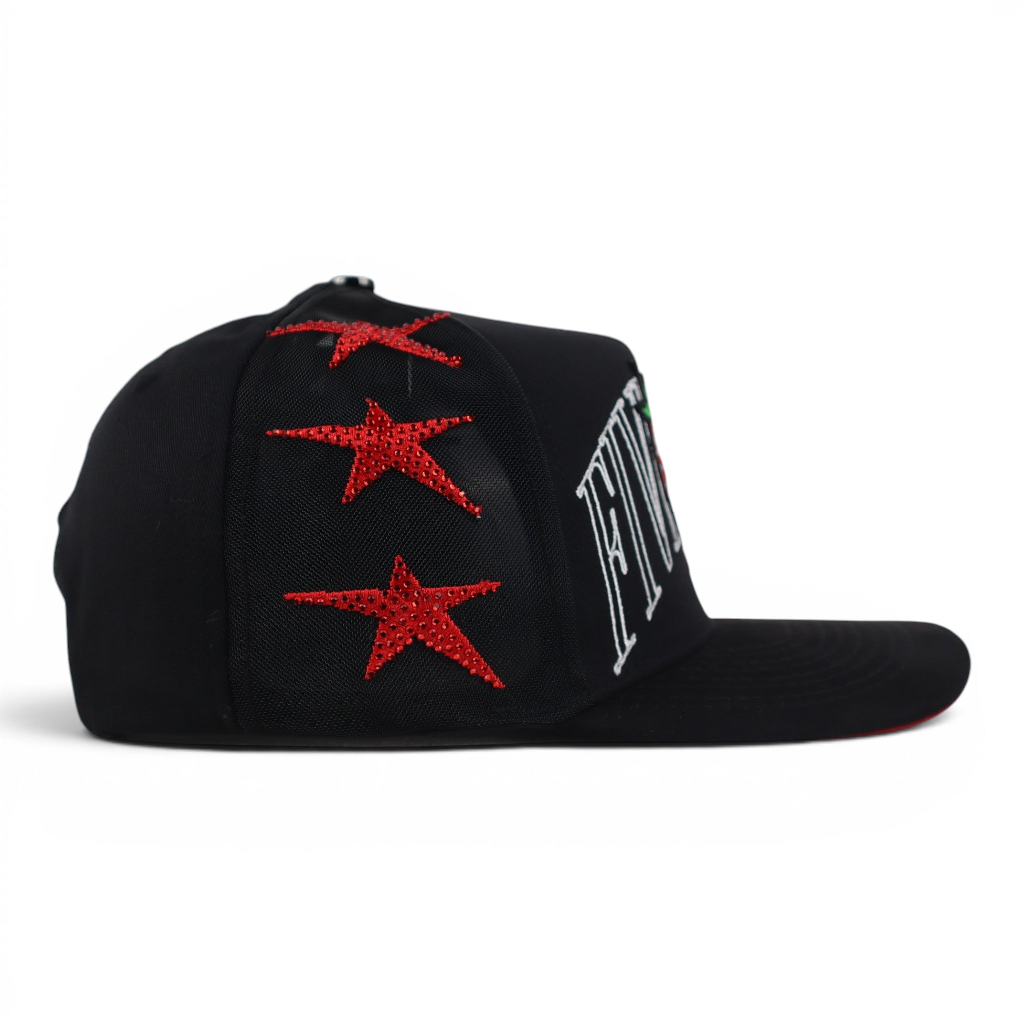 GORRA 5.7 SKULL STRAUWBERRY BLACK
