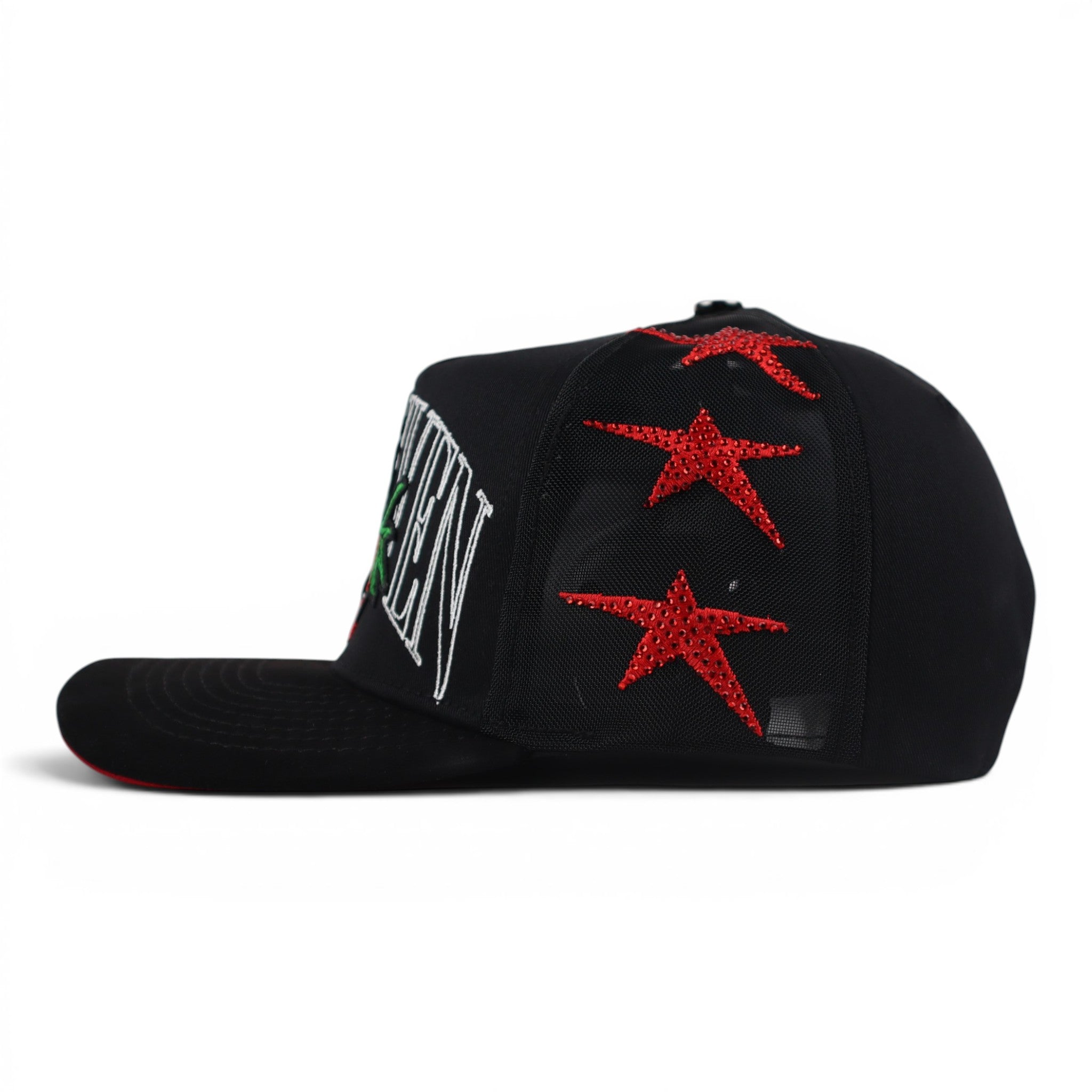 GORRA 5.7 SKULL STRAUWBERRY BLACK