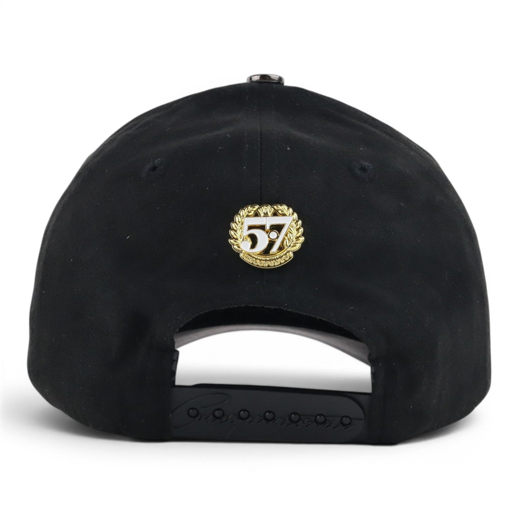 SPIDER GOLD BLK SUEDE