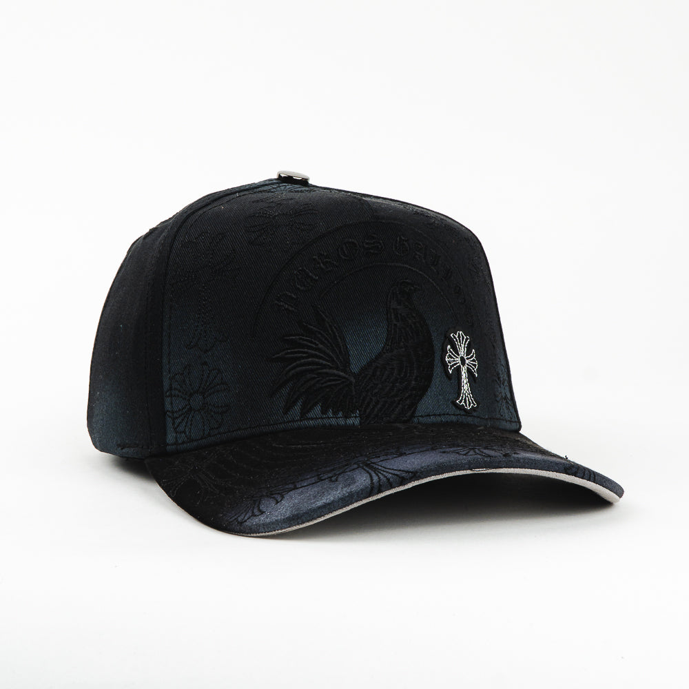 GORRA 5.7 DUROS GALLOS BLACK CROSS WHITE