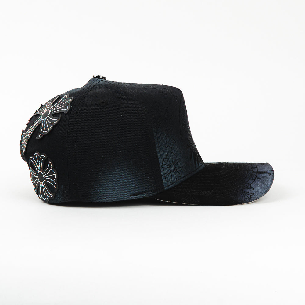 GORRA 5.7 DUROS GALLOS BLACK CROSS WHITE