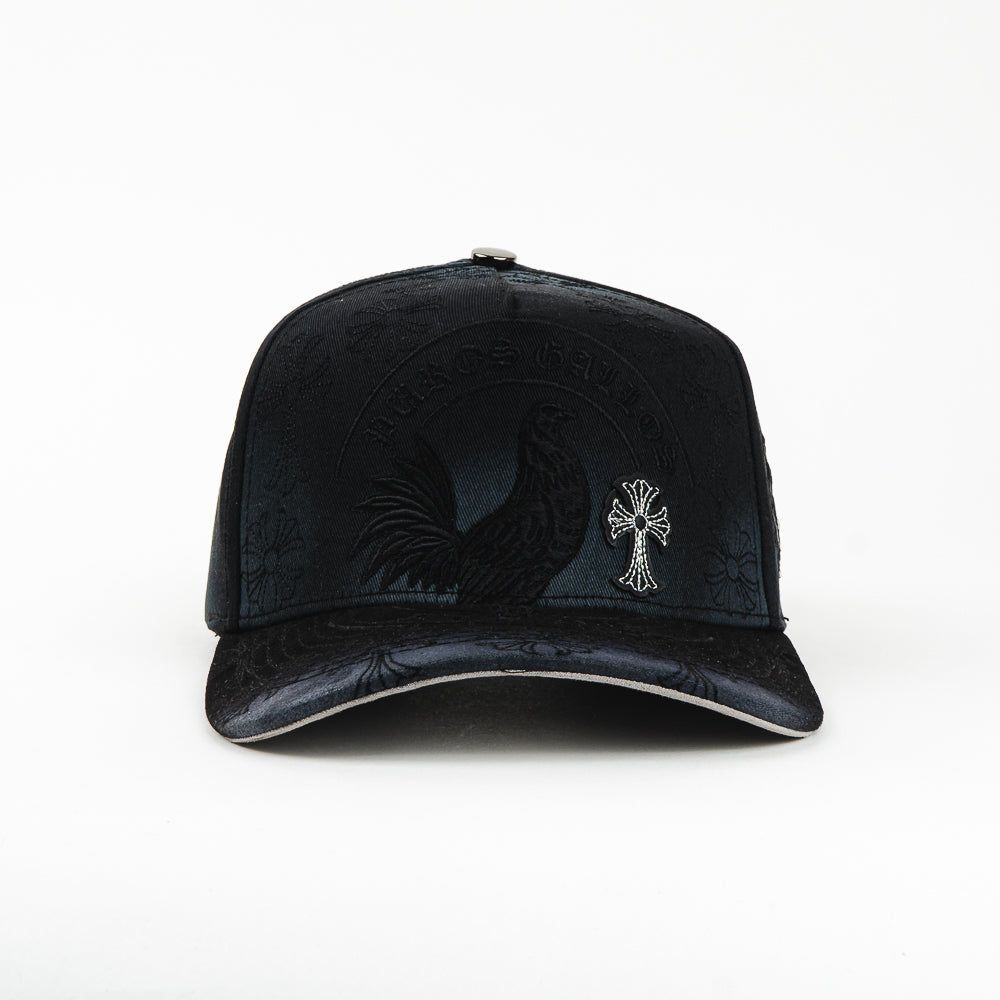 GORRA 5.7 DUROS GALLOS BLACK CROSS WHITE
