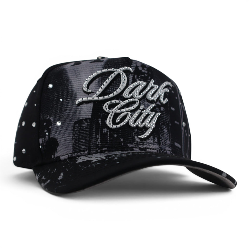 GORRA 5.7 DARK CITY CRISTALS BLACK