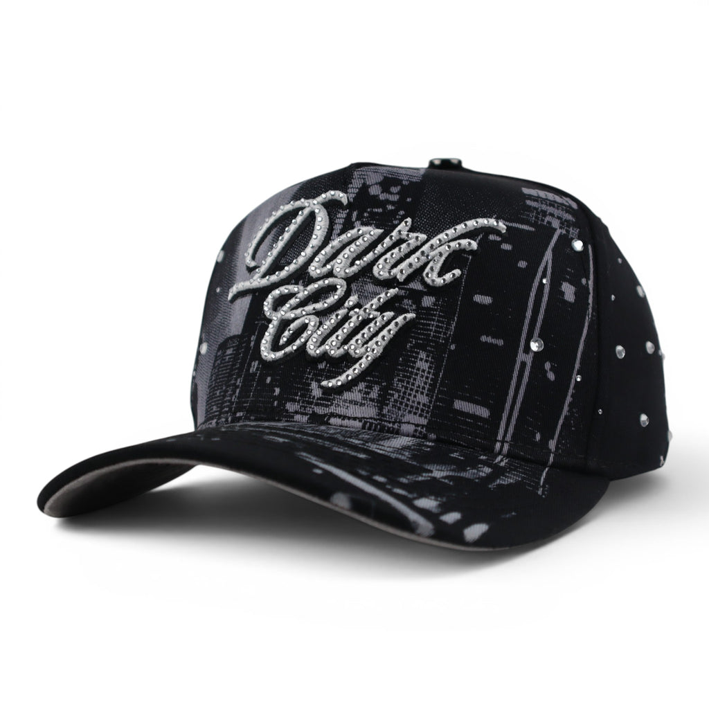 GORRA 5.7 DARK CITY CRISTALS BLACK