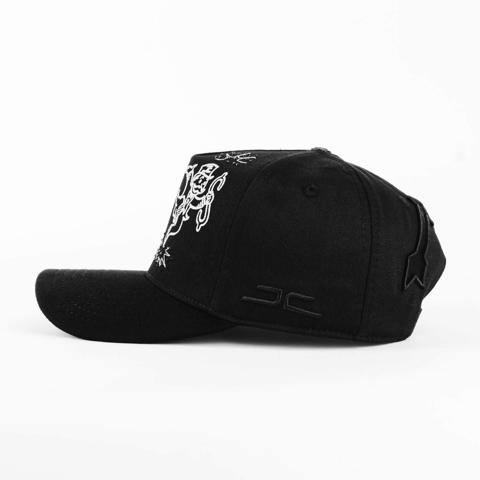Gorra JC Hats JUMP XY BLACK | Snapback Visera Semicurva