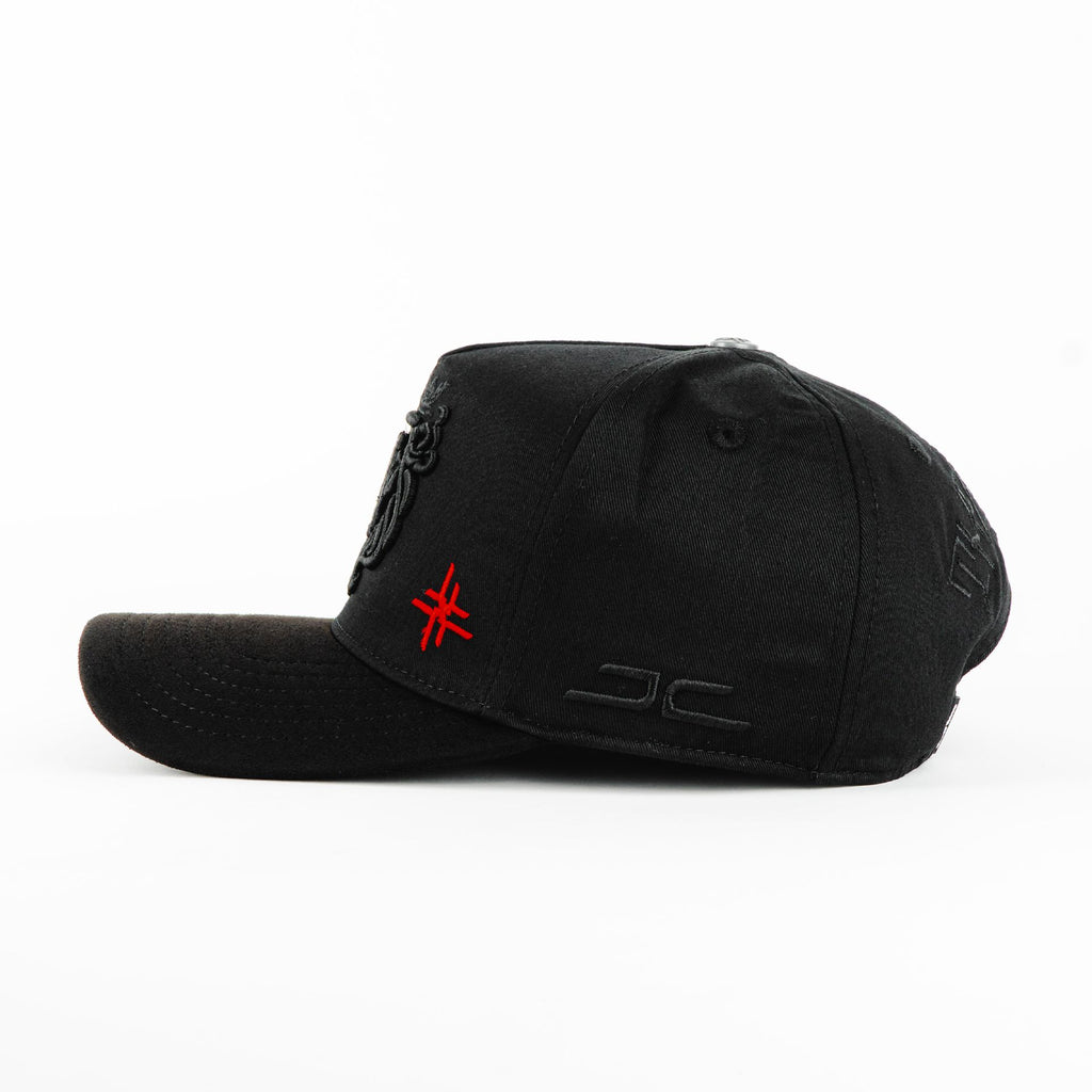 Gorra JC Hats EL REY XY BLACK | Snapback Visera Semicurva
