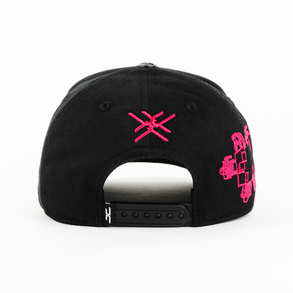 Gorra JC Hats KING CARD XY BLACK | Snapback Visera Semicurva