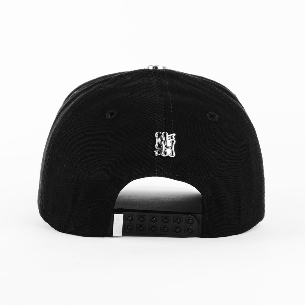 Gorra Ace Hats LA BONE BLACK | Snapback Visera Semicurva