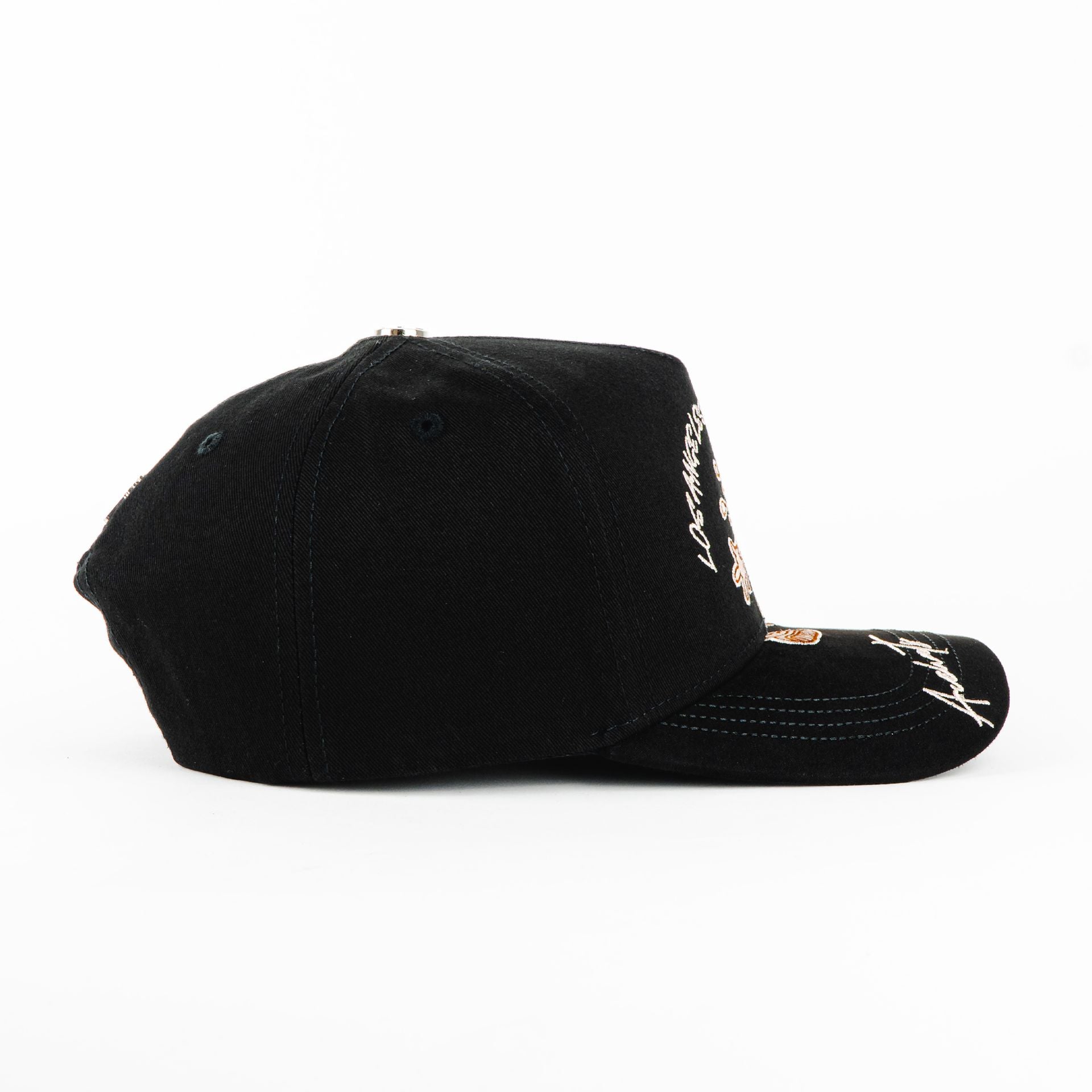 Gorra Ace Hats LA DOG BLACK | Snapback Visera Semicurva