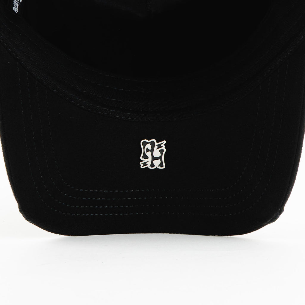 Gorra Ace Hats NY BONE ALL BLACK | Snapback Visera Semicurva