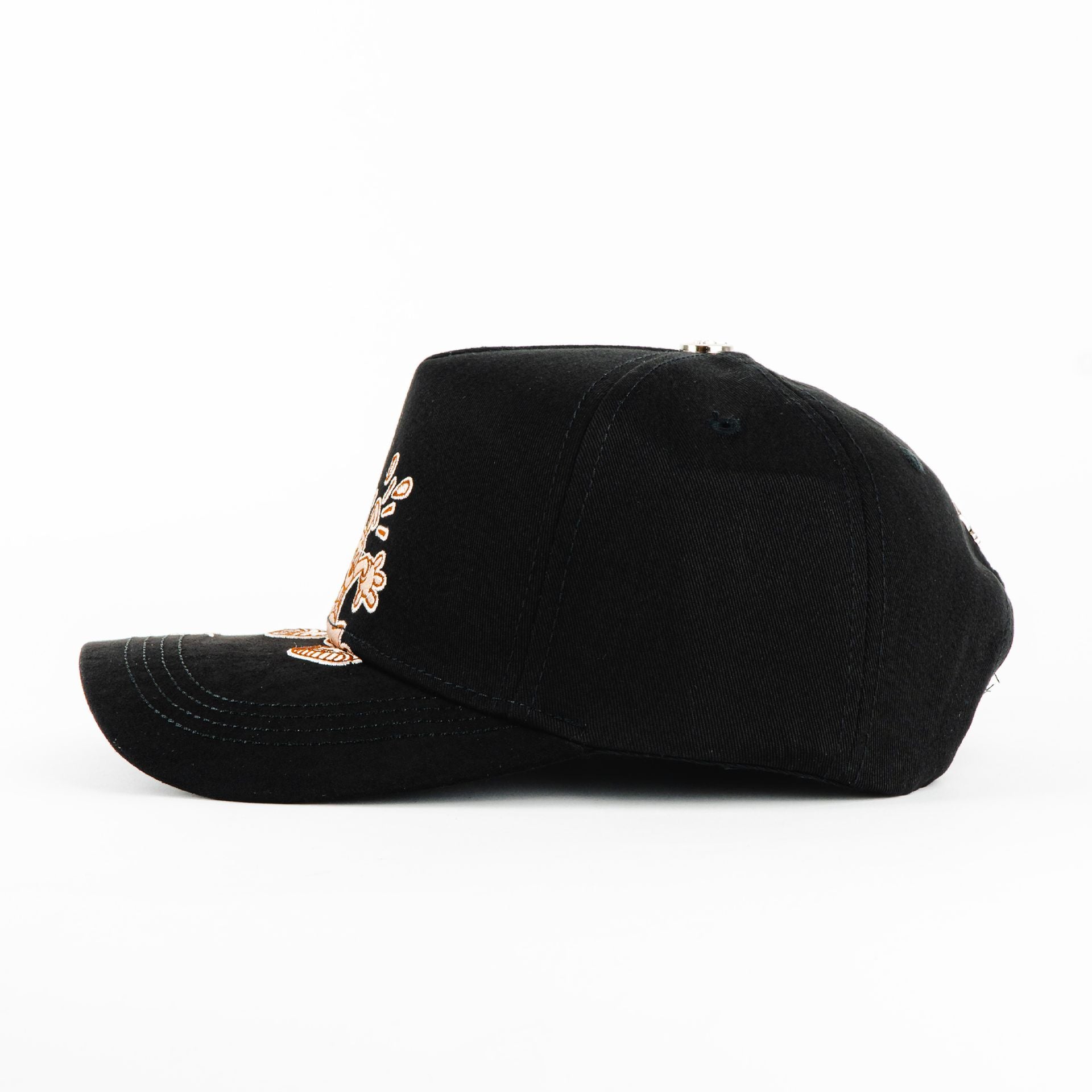 Gorra Ace Hats LA DOG BLACK | Snapback Visera Semicurva