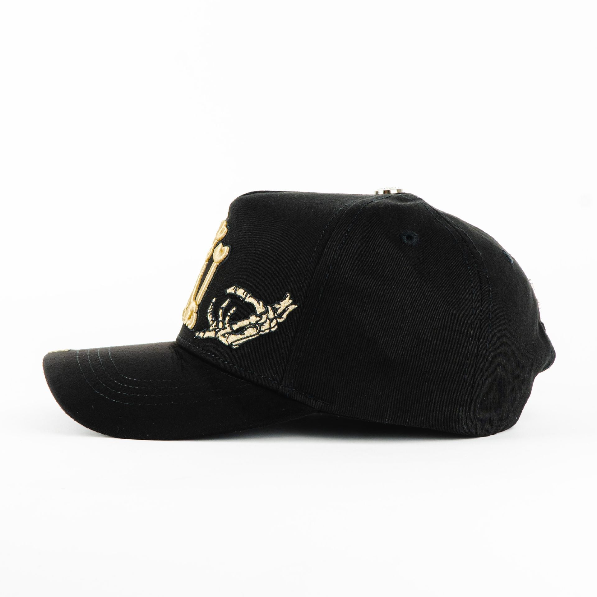 Gorra Ace Hats NY BONE BLACK | Snapback Visera Semicurva