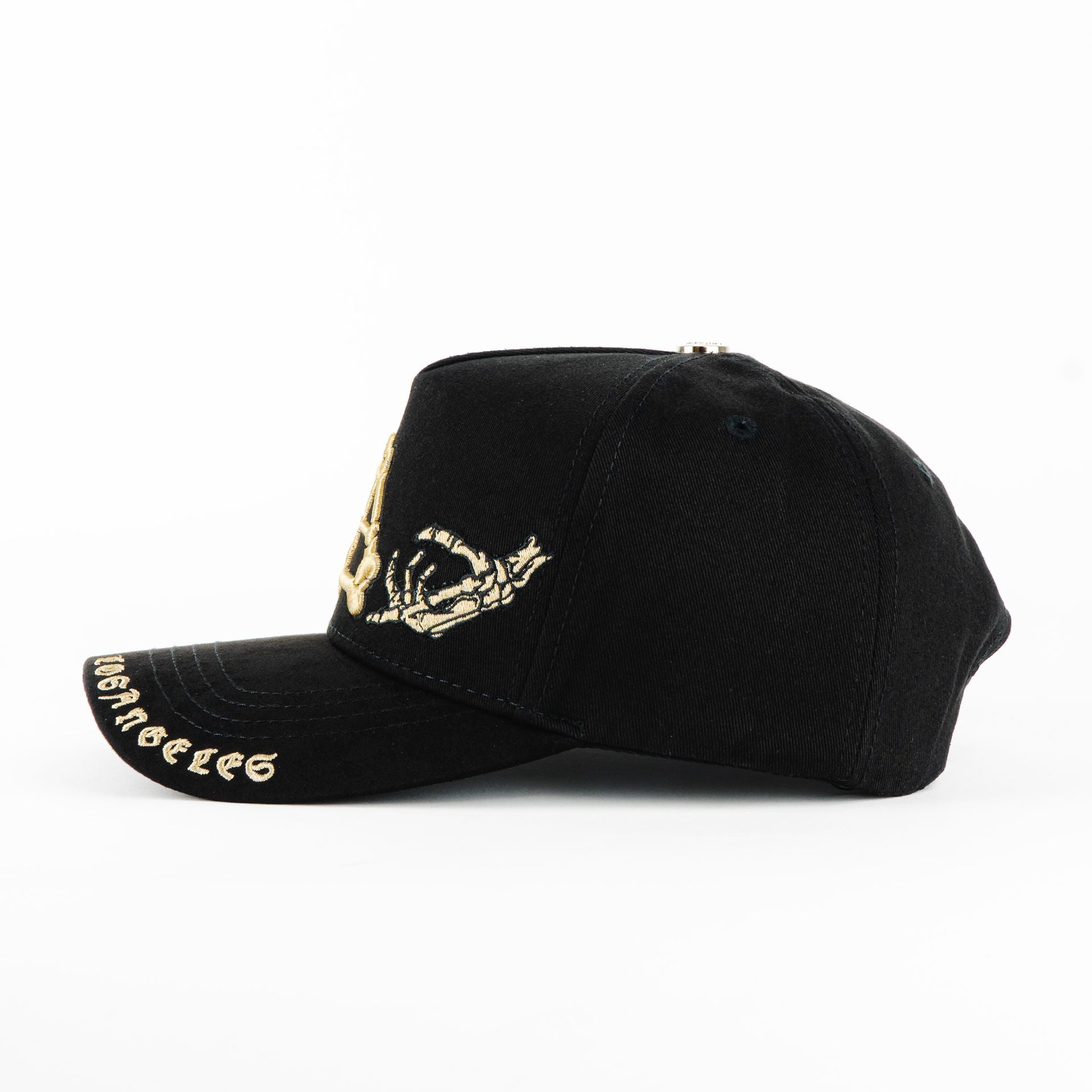 Gorra Ace Hats LA BONE BLACK | Snapback Visera Semicurva