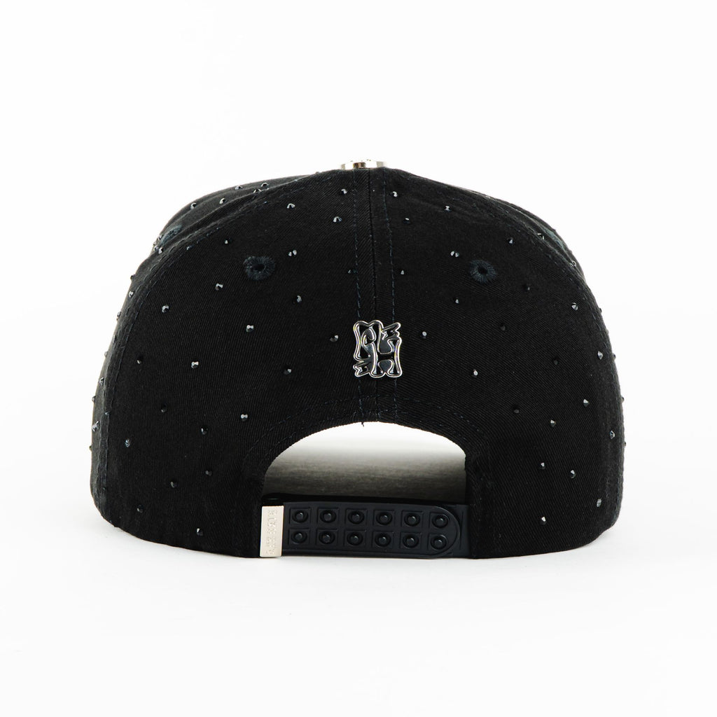 Gorra Ace Hats NY BONE ALL BLACK | Snapback Visera Semicurva