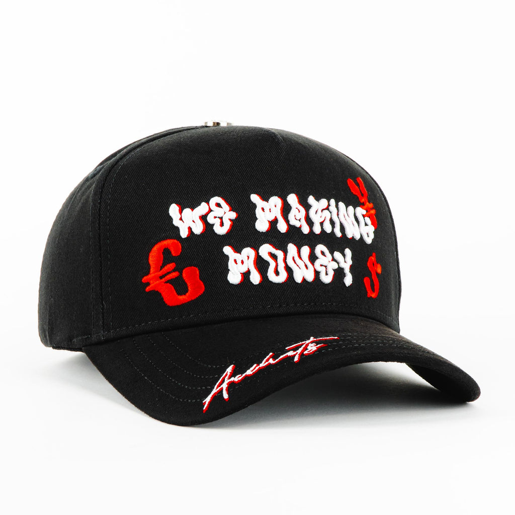 Gorra Ace Hats MAKING MONEY BLACK | Snapback Visera Semicurva