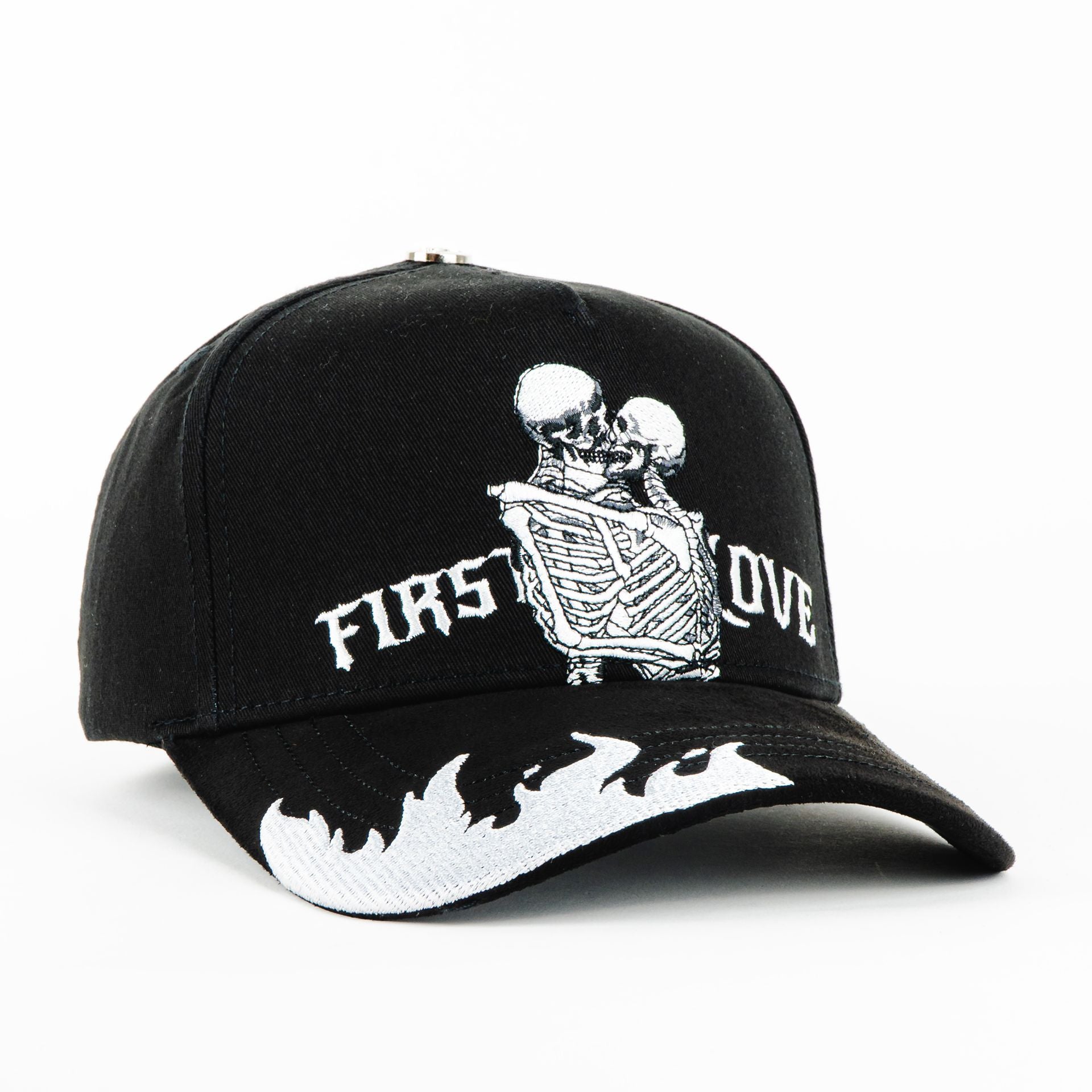 Gorra Ace Hats FIRTS LOVE BLACK | Snapback Visera Semicurva