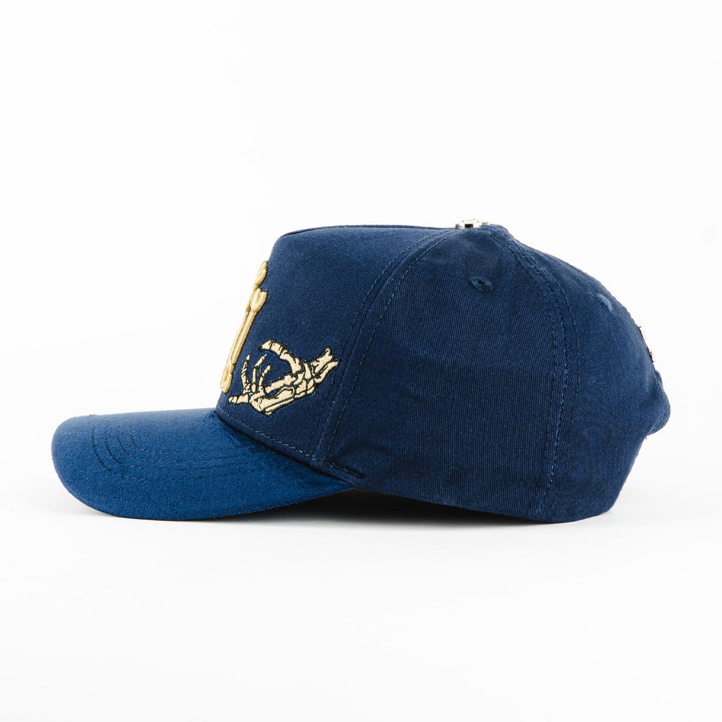 Gorra Ace Hats NY BONE NAVY | Snapback Visera Semicurva