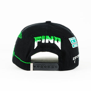 Gorra Gallo Fino DOCTOR BLACK | Snapback Visera Semicurva