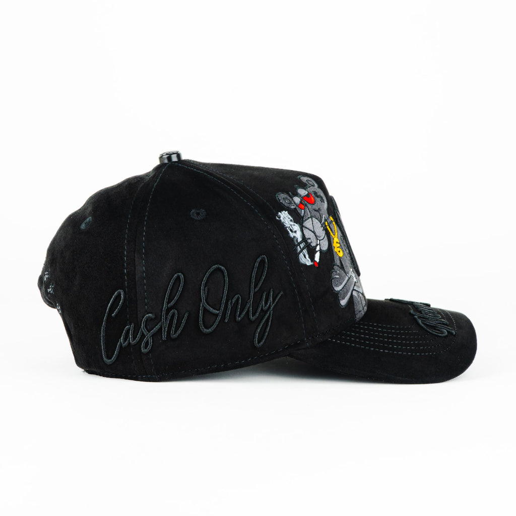 Gorra Cash Only PANTERS OF NEW YORK BLACK | Snapback Visera Curva