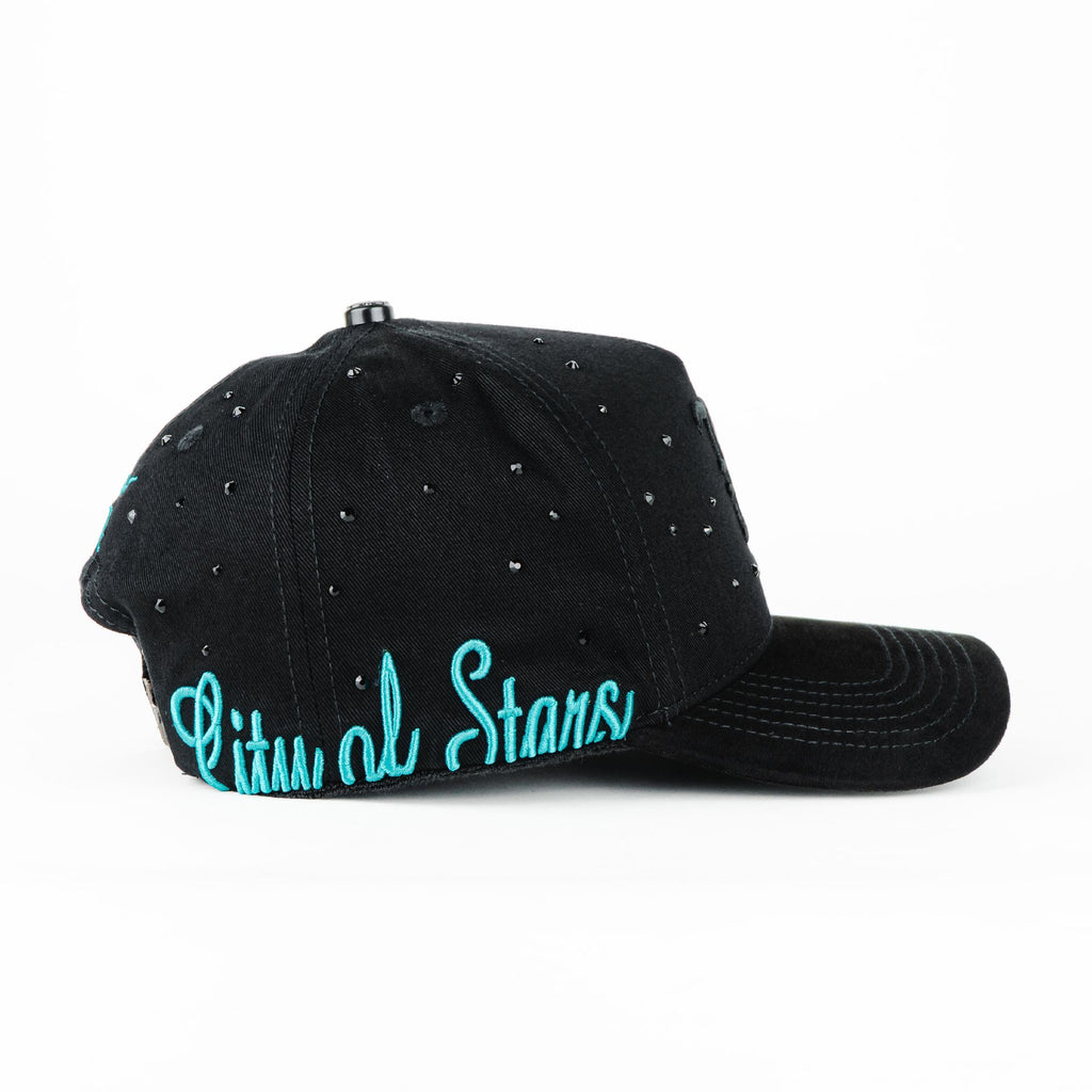 Gorra Cash Only CITY OF STARS BLACK | Snapback Visera Curva