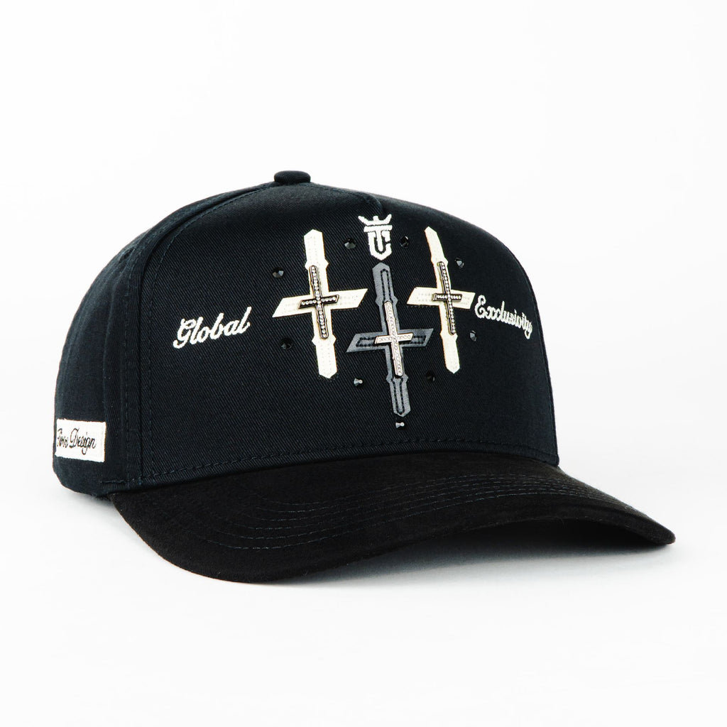 Gorra El Tiro Caps CROSS LOGO BLK | Snapback Visera Semicurva