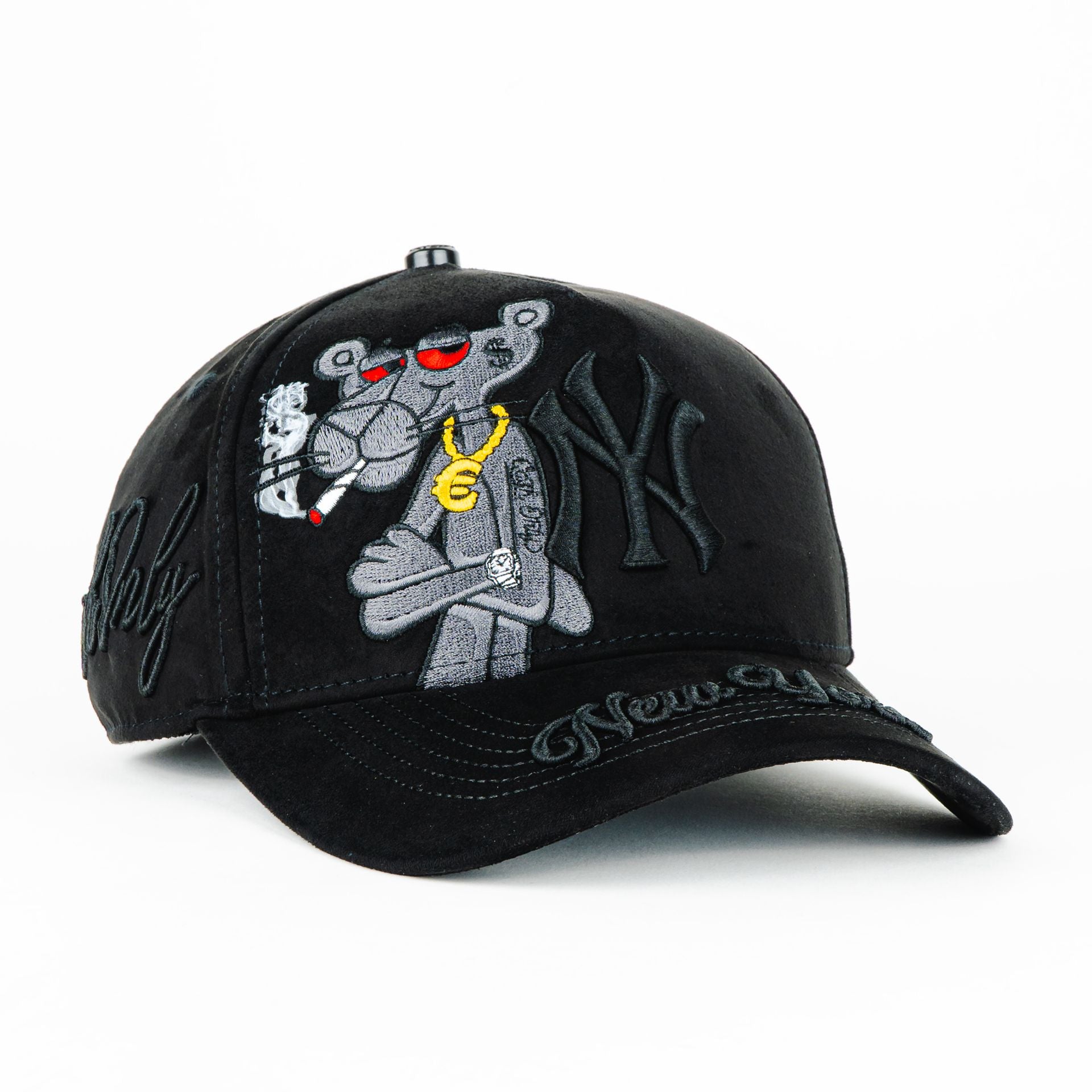Gorra Cash Only PANTERS OF NEW YORK BLACK | Snapback Visera Curva