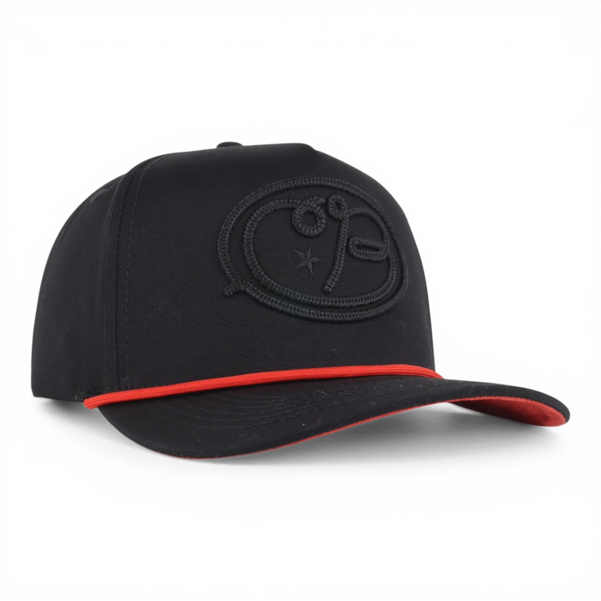GORRA CARA BLANCA ROPE LOGO BLACK