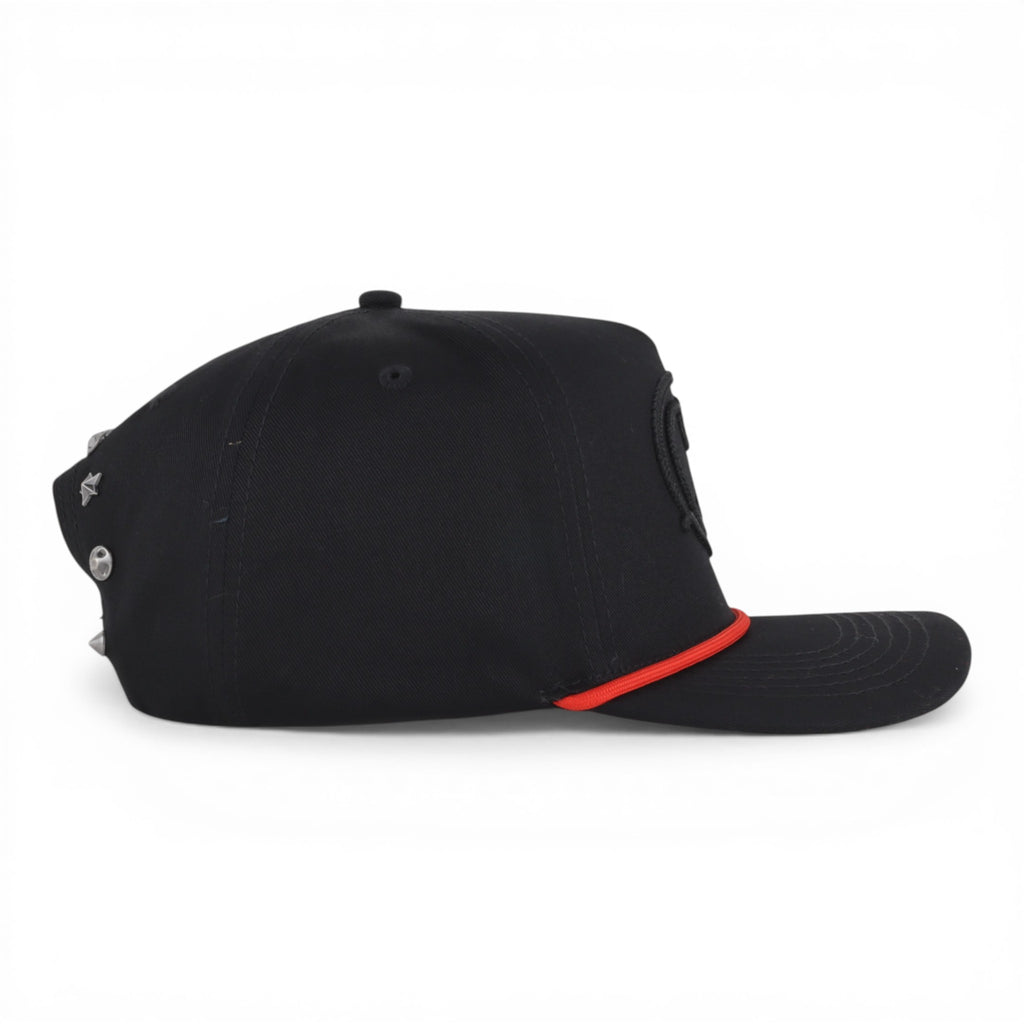 GORRA CARA BLANCA ROPE LOGO BLACK